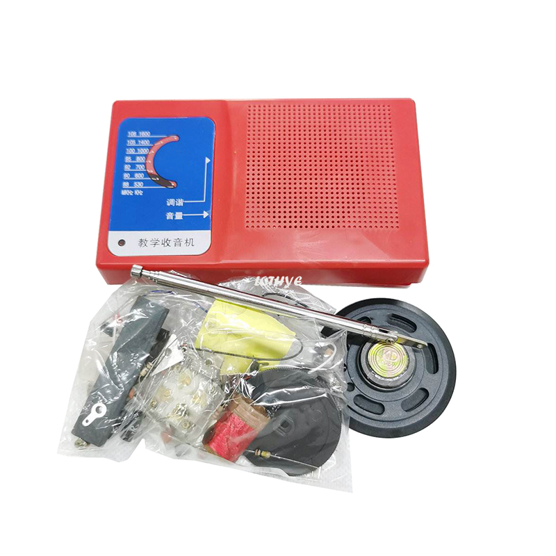 Diy Electronics Lab - FM AM راديو محمول تجربة التدريس