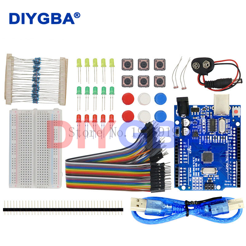 Arduino Uno Starter Kit - مجموعة المبتدئين 13 في 1 مجموعة