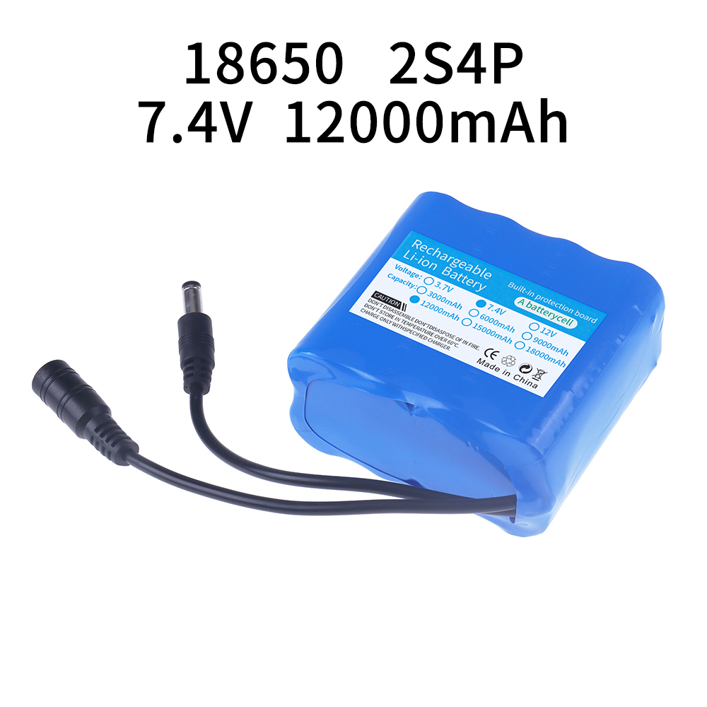 2S4P 18650 بطارية ليثيوم 7.4 ف - مراجعة Diy Rc Electronics وسعره