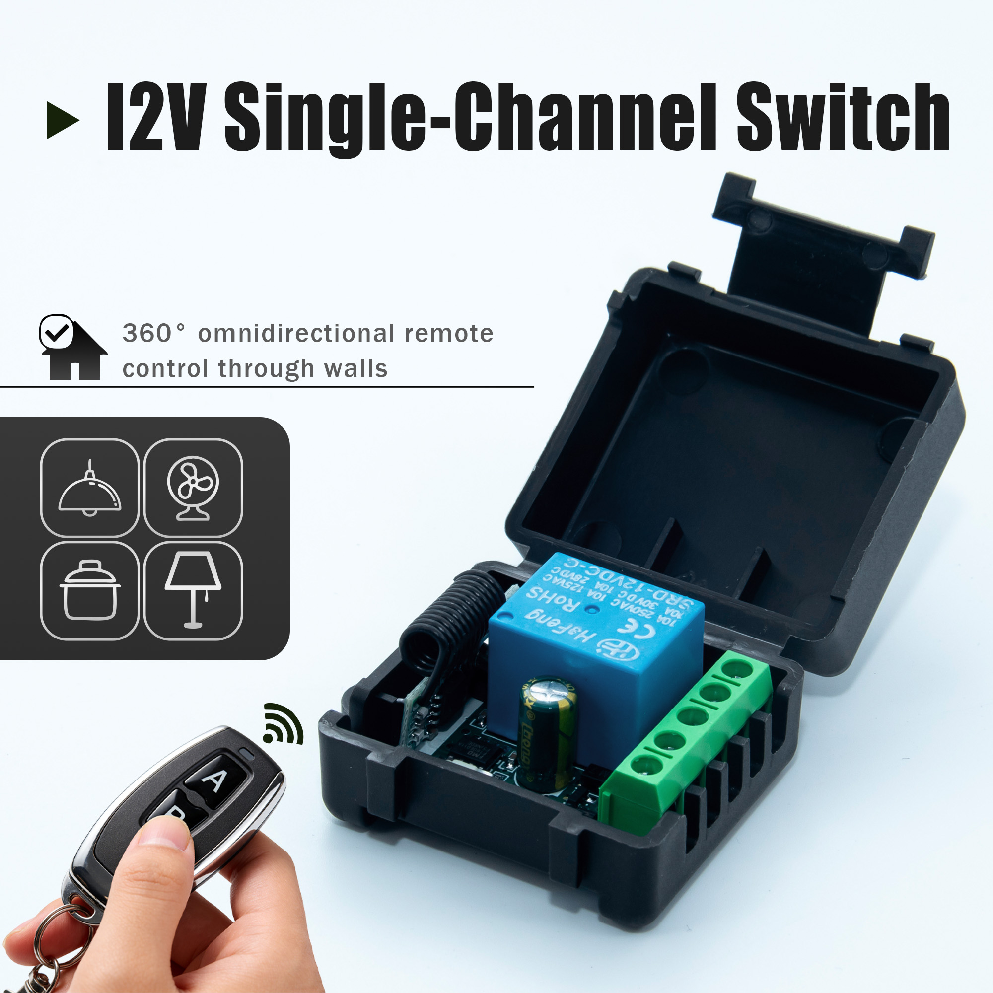 مفتاح تحكم عن بعد لاسلكي بتردد - مراجعة Rf 433Mhz Module وسعره