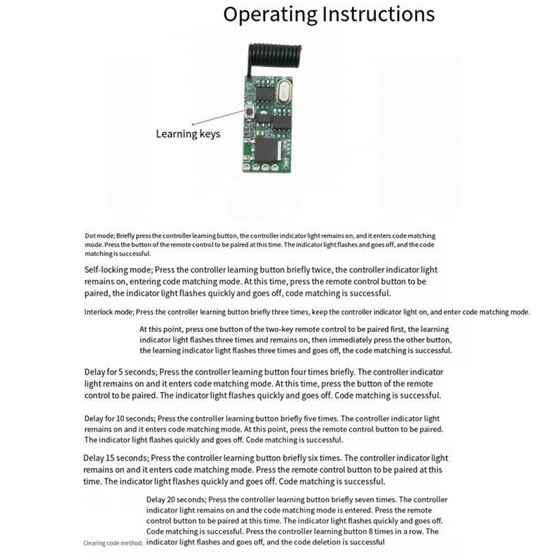 B04B-وحدة تحكم في التبديل اللا - مراجعة Rf 433Mhz Module وسعره