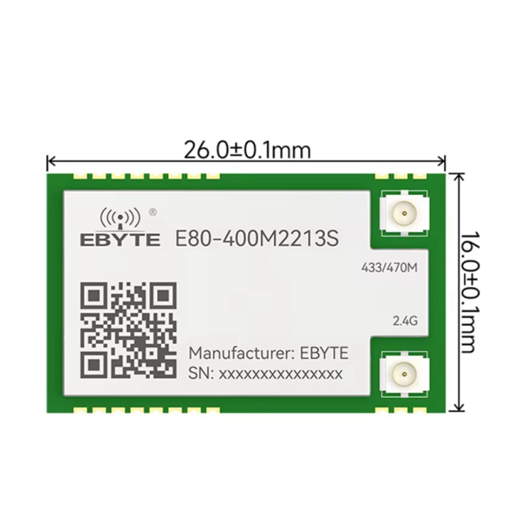 2X EBYTE LR1121 وحدة لورا ذات  - مراجعة Rf 433Mhz Module وسعره