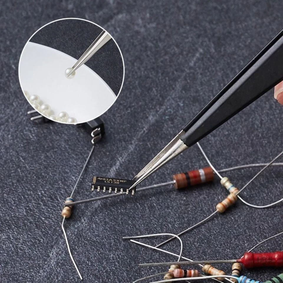 مجموعة ملاقط دقيقة ESD-10/11/1 - مراجعة Soldering Iron Kit وسعره