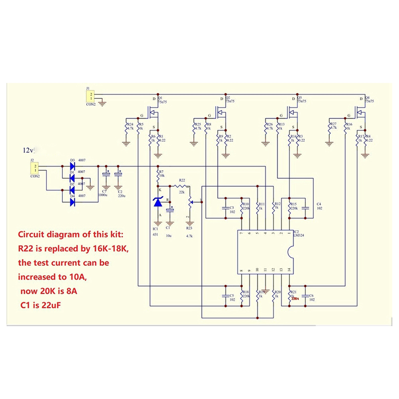 AC88-2X لتقوم بها بنفسك أطقم 1 - مراجعة Diy Electronic Load وسعره