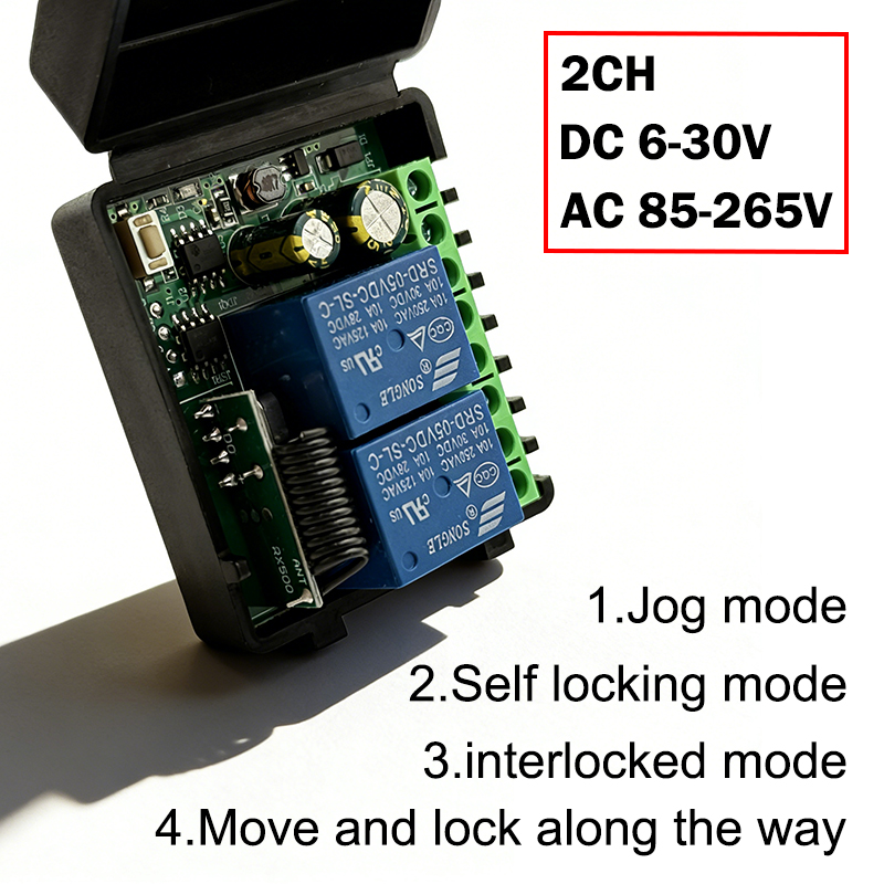 وحدة استقبال مرحل 10 أمبير، مف - مراجعة Rf 433Mhz Module وسعره