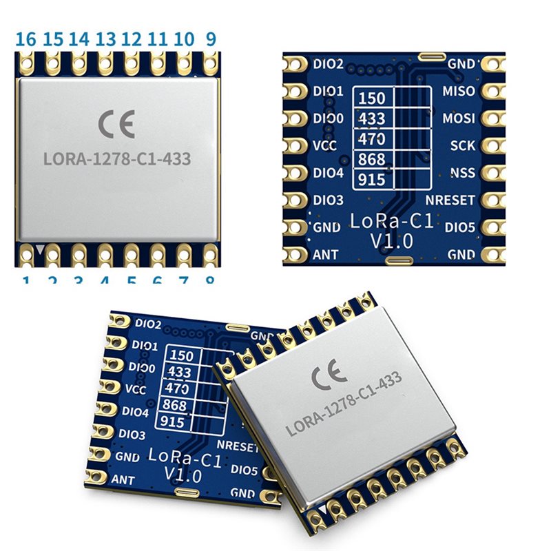 وحدة اتصال لاسلكية Lora1278-C1 - مراجعة Rf 433Mhz Module وسعره
