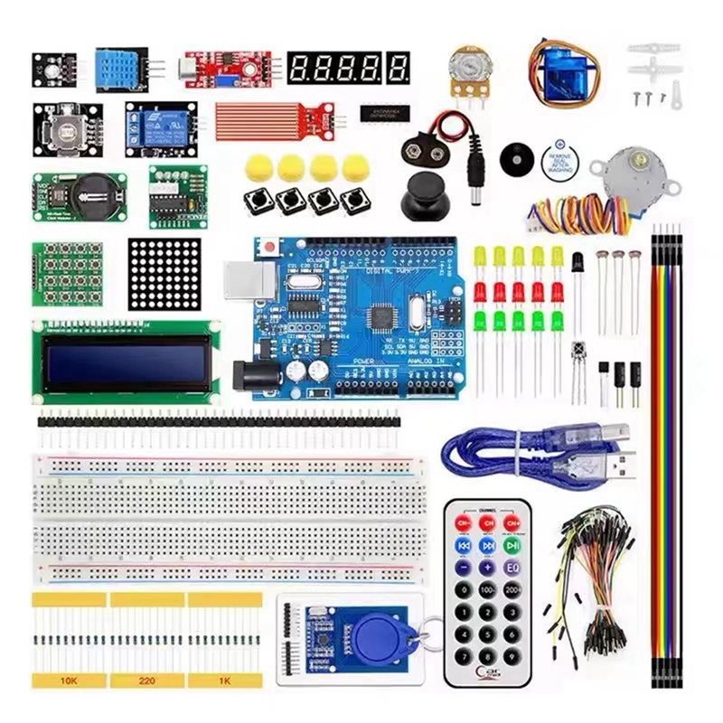 مجموعة أدوات ABDE-RFID للمبتدئ - مراجعة Arduino Uno Starter Kit وسعره