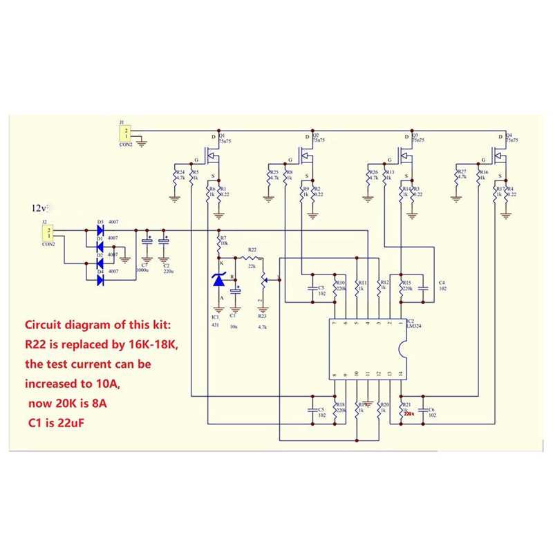 A46T DIY أطقم 150 واط 10A اختب - مراجعة Diy Electronic Load وسعره