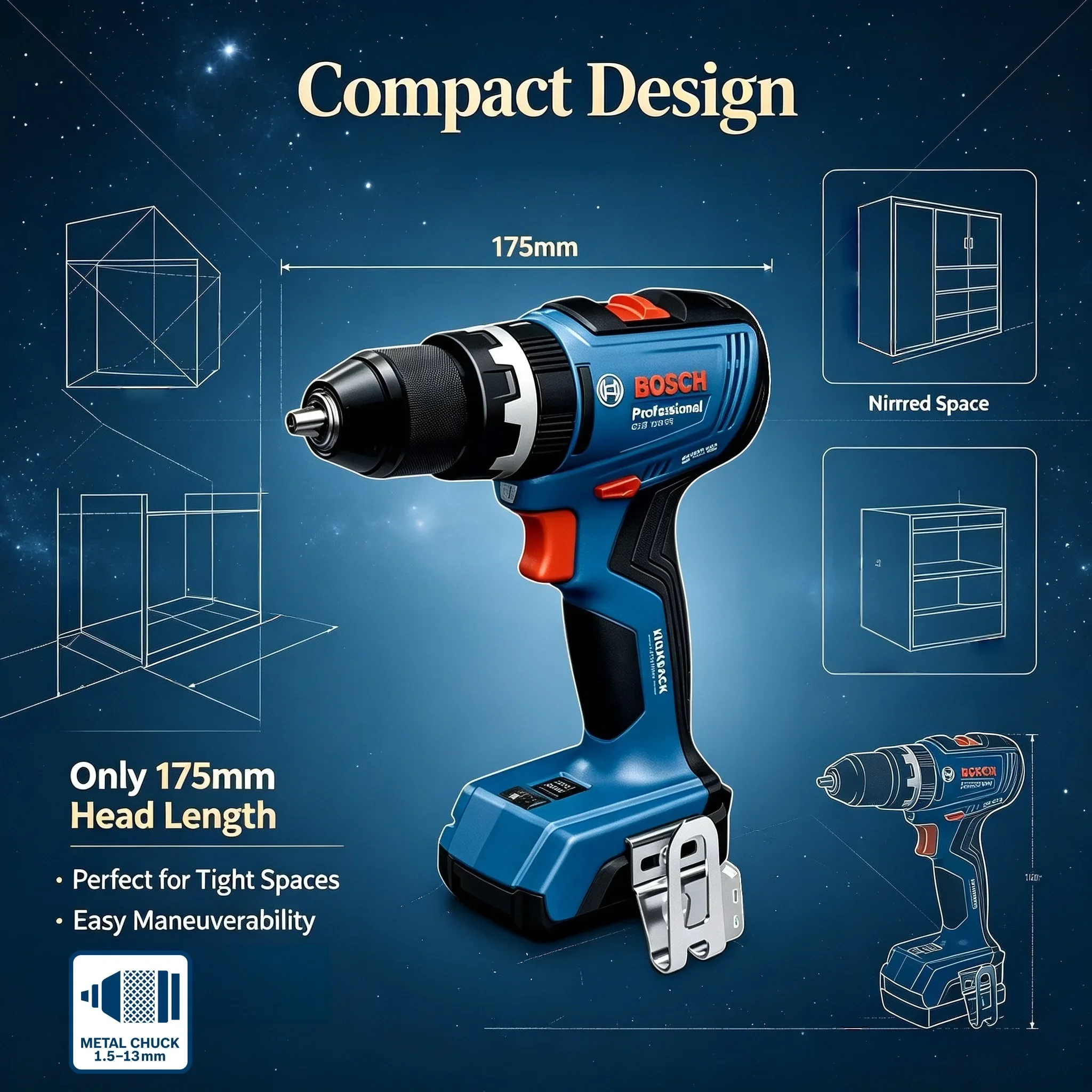 بوش GSB 18V-65 مثقاب/مفك براغي - مراجعة Bosch Drill Gsb 18V وسعره