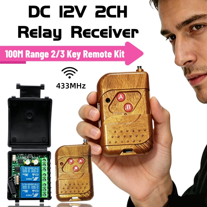 وحدة ريلاي لاسلكية بتردد 433.9 - مراجعة Rf 433Mhz Module وسعره